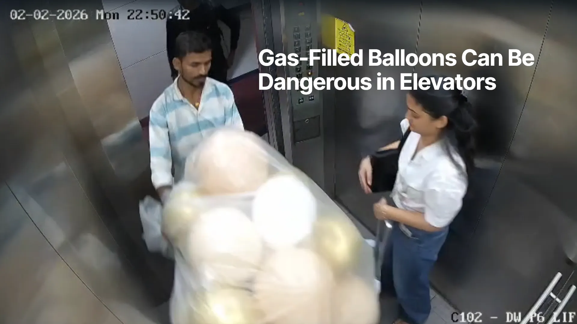 Why Gas-Filled Balloons Can Be Dangerous in Elevators